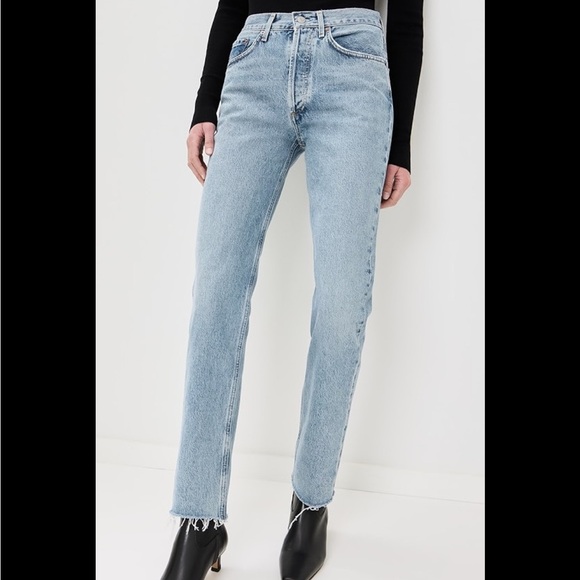 AGOLDE Nico High Rise Slim Fit 24 - Picture 1 of 5